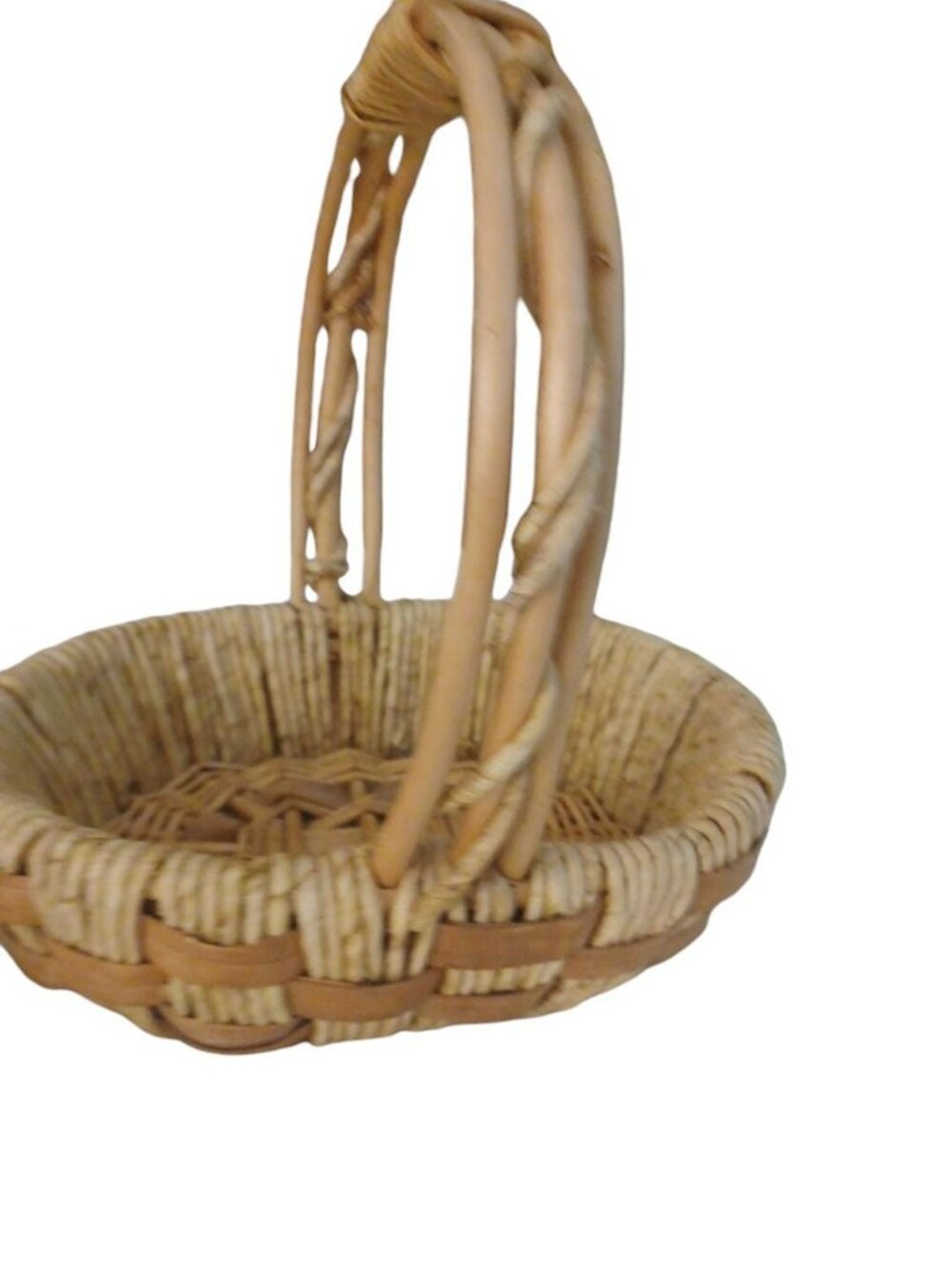 Mi'kmaq split ash and Sweetgrass basket